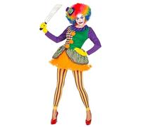 W WIDMANN MILANO Party Fashion - Costume Joker malvagio, Killer Clown, Halloween, costumi in maschera