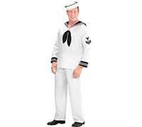 W WIDMANN MILANO Party Fashion - Costume da marinaio, incluso berretto da marinaio, costumi in maschera per uomo, JGA, carnevale