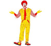 WIDMANN MILANO PARTY FASHION - Costume Mc Killer Clown, tuta, clown horror, Halloween