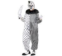 W WIDMANN MILANO Party Fashion - Costume da mimo assassino, tuta, clown, costume, carnevale, Halloween