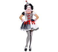 W WIDMANN MILANO Party Fashion - Costume Miss Arlecchino, vestito, clown, mimo, circo, Halloween