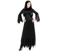 W WIDMANN MILANO Party Fashion - Costume Mortisia, vestito, strega, fata cattiva, vestito in maschera, Halloween