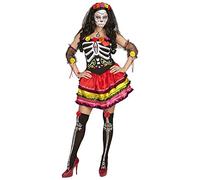 W WIDMANN MILANO Party Fashion - Costume Mujer Dia De Los Muertos, travestimento messicano, sposa scheletrata, Giorno dei Morti