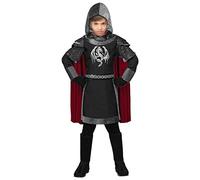 W WIDMANN MILANO Party Fashion - Costume per bambini cavaliere oscuro, guerriero, Medioevo, costumi di carnevale, feste a tema
