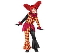 W WIDMANN MILANO Party Fashion - Costume per bambini Clown horror, killer, buffone pazzo, travestimento Halloween
