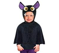 W WIDMANN MILANO Party Fashion - Costume per bambini da animale, poncho con cappuccio in peluche, costume da animale, per carnevale, festa a tema