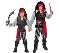 W WIDMANN MILANO Party Fashion - Costume per bambini pirata, bandito, corsaro dei mari, per carnevale, feste a tema
