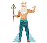 W WIDMANN MILANO Party Fashion - Costume Poseidone, re dei mari, mondo sommerso, costumi in maschera