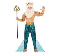 W WIDMANN MILANO Party Fashion - Costume Poseidone, re dei mari, mondo sommerso, costumi in maschera