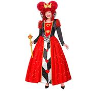 W WIDMANN MILANO Party Fashion - Costume Regina di Cuori, abito, corona, costume da favola