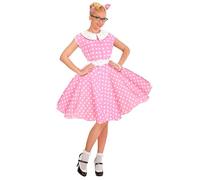 W WIDMANN MILANO Party Fashion - costume rock'n'roll, moda anni '50, abito con sottoveste, cintura, cerchietto, costumi in maschera