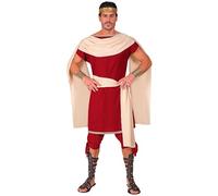 W WIDMANN MILANO Party Fashion - Costume romano da uomo, set con tunica, cintura, fascia e pantaloni per carnevale e teatro