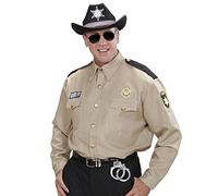 W WIDMANN MILANO Party Fashion - costume sceriffo, camicia, ranger, western, Texas, poliziotto, costumi in maschera