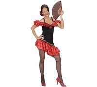 W WIDMANN MILANO Party Fashion, costume SENORITA M, abito elegante, fermaglio per capelli rosa, comfort e resistenza, silhouette lusinghiera, versatile per Halloween e altre feste