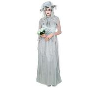 W WIDMANN MILANO Party Fashion - costume sposa fantasma, vestito, cappello, fantasma, Halloween, carnevale, festa a tema