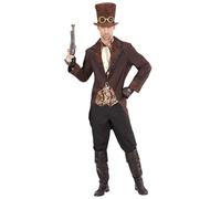 W WIDMANN MILANO Party Fashion - Costume Steampunk, frac con gilet, jabot, cappello, carnevale