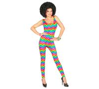 W WIDMANN MILANO Party Fashion - Costume stile groovy anni '70, tuta, body, febbre da discoteca