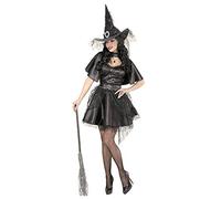 W WIDMANN MILANO Party Fashion - Costume strega, vestito, mantello, cappello, maga, maga