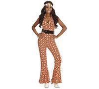 W WIDMANN MILANO Party Fashion - Costume tuta anni '70, Disco Fever, Dancing Queen, costumi in maschera