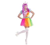 W WIDMANN MILANO Party Fashion - Costume unicorno, abito, fascia, fantasia, costume animale, costumi in maschera