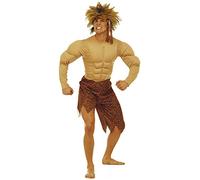 WIDMANN MILANO PARTY FASHION - Costume da uomo della giungla, uomo dell'età della pietra, uomo di Neanderthal, costumi in maschera