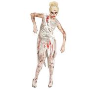 W WIDMANN MILANO Party Fashion - Costume Zombie Miss Mondo, abito e fascia, non morta, travestimento di Halloween