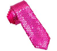 W WIDMANN MILANO Party Fashion – Cravatta con paillettes per adulti, accessorio per carnevale