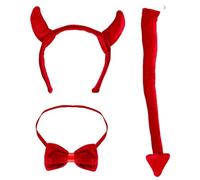 W WIDMANN MILANO Party Fashion- Devil Set Travestimento per Bambini, Multicolore, 2582D