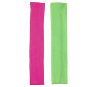 WIDMANN MILANO PARTY FASHION W Fascia per Capelli al Neon, Set di 2, Fascia antisudore, Anni '80, Tuta, Costume da Aerobica, Costumi in Maschera