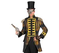 WIDMANN MILANO PARTY FASHION 49620 49620 Steampunk Parade-Frack, uniforme per garde, Timepunk, Spacepunk, costume, carnevale, feste a tema, da uomo, multicolore, XXL