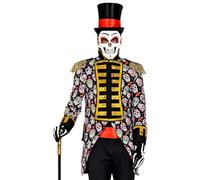 W WIDMANN MILANO Party Fashion - Frac da sfilata in costume, pirata, rock star, uniforme da guardia, teschio, Dia de los Muertos, carnevale, Halloween
