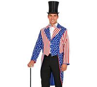 W WIDMANN MILANO Party Fashion - Frac USA, Uniforme da guardia, Showmen, Bandiera americana, Costumi di Carnevale