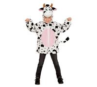 W WIDMANN MILANO Party Fashion, giacca con cappuccio di mucca, design divertente, comfort ottimale, versatile per tutte le occasioni, facile da indossare, qualità durevole per i bambini