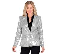 Widmann Party Fashion Jacket (Silver Sequin Jacket) (XL) Silver