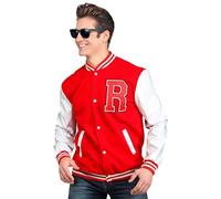 W WIDMANN MILANO Party Fashion- Costume Anni '50, Giacca College, Colore Rosso/Bianco, S, 1255