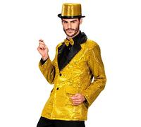 W WIDMANN MILANO Party Fashion- Show Time Giacca, Colore Oro, XL, 8787E