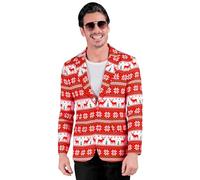 W WIDMANN MILANO Party Fashion - Giacca Party Fashion Buon Natale, Outfit Natalizio, Festa di Natale