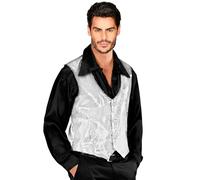 W WIDMANN MILANO Party Fashion - gilet in paillettes, uomini di spettacolo, costumi in maschera