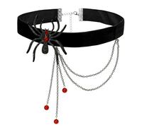 W WIDMANN MILANO Party Fashion - Gioiello di moda ragno con strass, per adulti, accessorio Halloween, carnevale, uso quotidiano