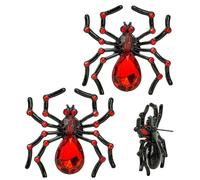 W WIDMANN MILANO Party Fashion - Gioiello di bigiotteria ragno con strass, per adulti, accessorio Halloween, carnevale, uso quotidiano