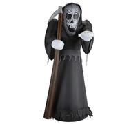 W WIDMANN MILANO Party Fashion Grim mietitore gonfiabile luminoso con ventola 122 cm, uso interno ed esterno