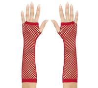 Widmann Guanti a rete senza dita 33 cm per carnevale e feste a tema