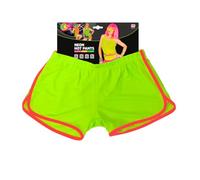 W WIDMANN MILANO Party Fashion - Hot pants neon da donna, si illuminano alla luce UV, accessorio per costume anni '80 per carnevale e feste