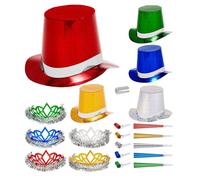 W WIDMANN MILANO Party Fashion Kit Capodanno Cappelli,Trombette e Coroncine