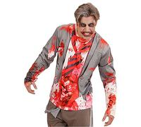 W WIDMANN MILANO Party Fashion - Maglietta macchiata di sangue, zombie, costume, Halloween