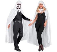 W WIDMANN MILANO Party Fashion - Mantello per adulti, mantello, fantasma, vampiro, travestimento Halloween