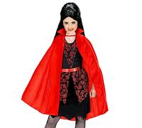 Widmann - Mantellina per bambini, circa 100 cm, diavolo, mago, Zorro, carnevale, halloween, festa a tema