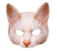 W WIDMANN MILANO Party Fashion - maschera animale senza mento in tessuto, accessorio per carnevale, festa a tema