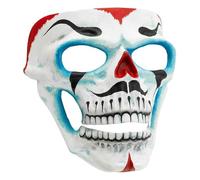 W WIDMANN MILANO Party Fashion - Maschera clown teschio, Dia de los Muertos, clown assassino, costume di Halloween da paura