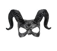 W WIDMANN MILANO Party Fashion - Maschera con corna | Maschera da costume per demoni, diavoli e sciamani, Halloween, Carnevale, stile gotico, feste a tema